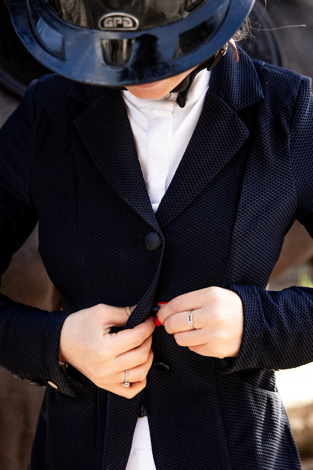 AEROFLEX Competition Jacket NAVY - Hazel Equestrian