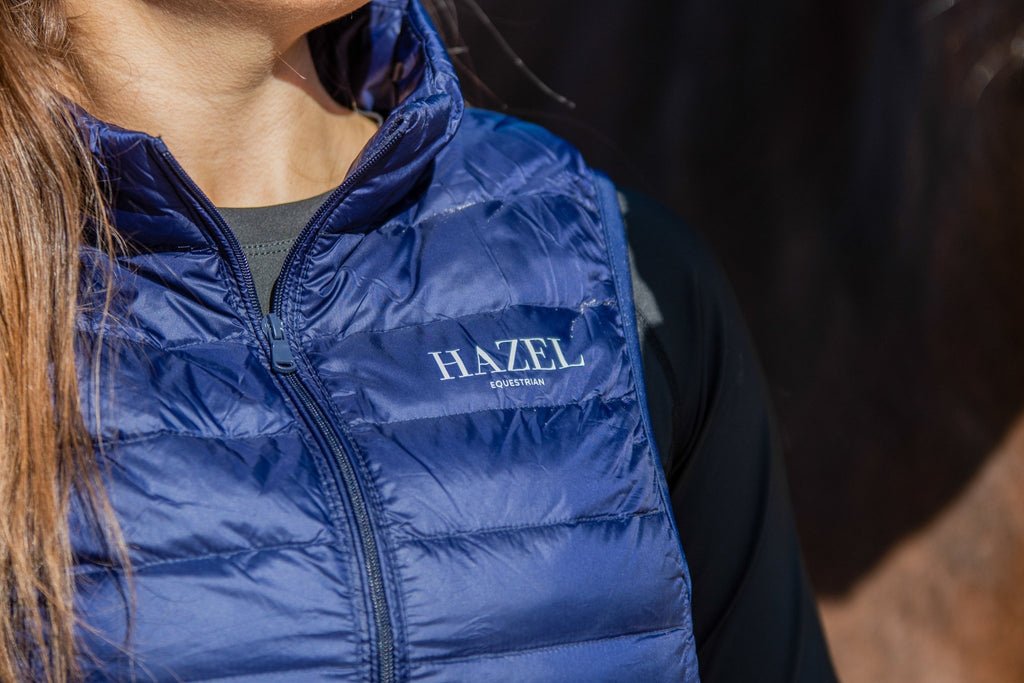 Gilet sans manche bleu - Hazel Equestrian