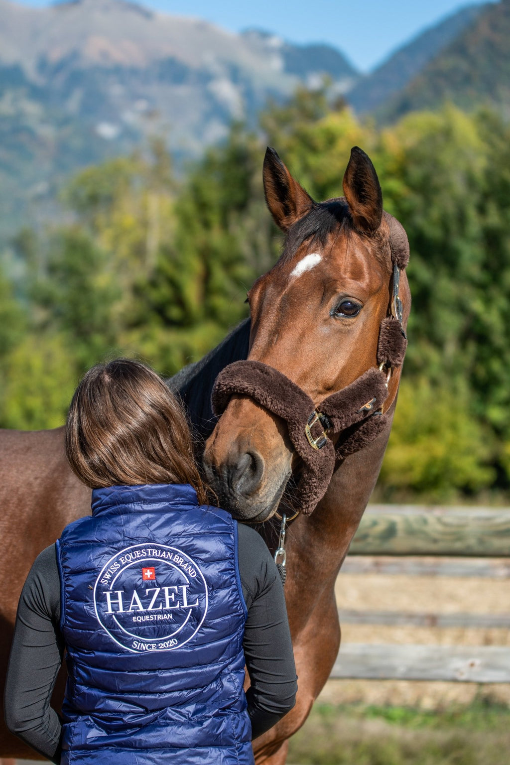 Gilet sans manche bleu - Hazel Equestrian